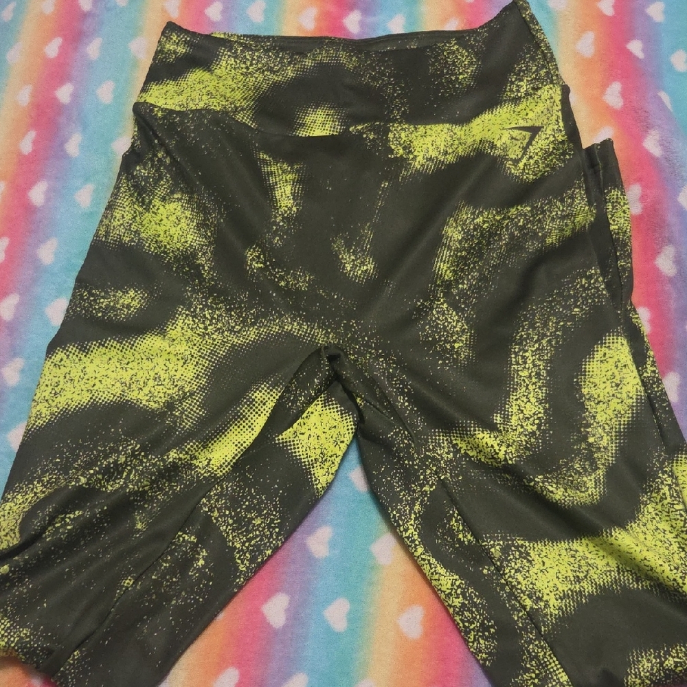 Gymshark Lime Green Activewear Size M
